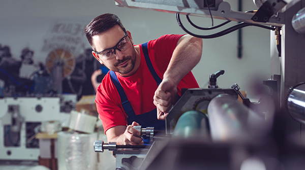 Maintenance on printing machine
